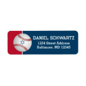 Baseball, Star der Rücksendeadresse von David Bar  (Vorne)