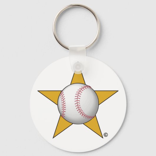 Baseball Star Schlüsselanhänger (Vorderseite)