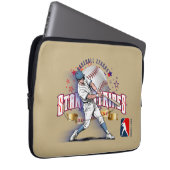 Baseball Stars & Stripes | 13" Laptopschutzhülle (Vorne Rechts)