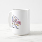 Baseball Stars & Stripes | #15 Klassischer Becher Kaffeetasse (Vorderseite Links)