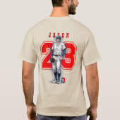 Baseball Stars & Stripes | Aldult T-Shirt (Rückseite)