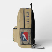 Baseball Stars & Stripes |  Bedruckter Rucksack (Rechts)