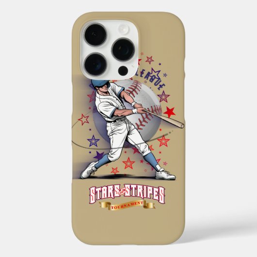 Baseball Stars & Stripes | Case-Mate iPhone Hülle (Rückseite)