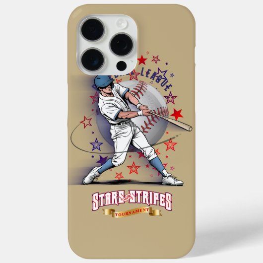 Baseball Stars & Stripes | Case-Mate iPhone Hülle (Rückseite)