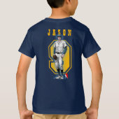 Baseball Stars & Stripes (D. mode) | KIds T-Shirt (Rückseite)