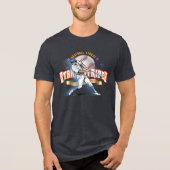 Baseball Stars & Stripes (D. mode) | Men Tri-Blend Shirt (Vorderseite)