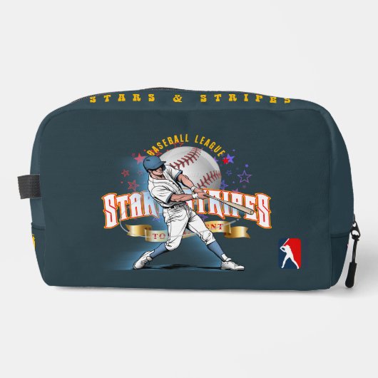 Baseball Stars & Stripes (D. mode) |  Waschbeutel (Vorderseite)