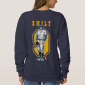 Baseball Stars & Stripes (D. mode) | Women Sweatshirt (Rückseite)