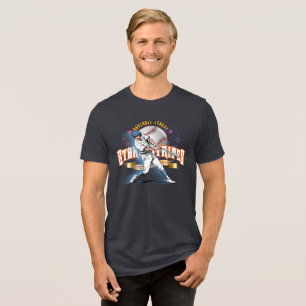 Baseball Stars & Stripes (D. Modus)   Männer Tri-Blend Shirt