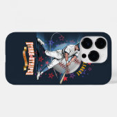 Baseball Stars & Stripes (Dunkler Modus) | Case-Mate iPhone Hülle (Rückseite (Horizontal))