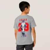 Baseball Stars & Stripes | Kids T-Shirt (Schwarz voll)