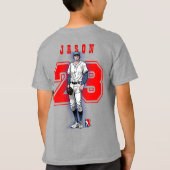Baseball Stars & Stripes | Kids T-Shirt (Rückseite)