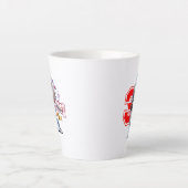Baseball Stars & Stripes | Latte-Mug Milchtasse (Vorderseite)