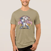 Baseball Stars & Stripes | Männer Tri-Blend Shirt (Vorderseite)