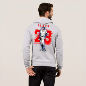 Baseball Stars & Stripes | Men Full-zip Hoodie (Schwarz voll)