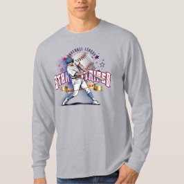 Baseball Stars & Stripes | Men Long Sleeve T-Shirt