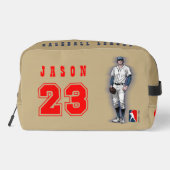 Baseball Stars & Stripes |  Waschbeutel (Rückseite)