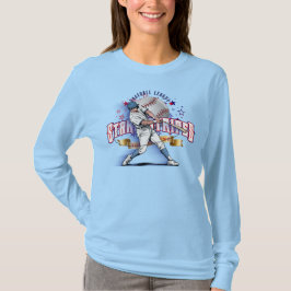 Baseball Stars & Stripes | Women Long Sleeve T-Shirt