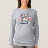 Baseball Stars & Stripes | Women Long Sleeve T-Shirt (Vorderseite)