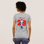 Baseball Stars & Stripes | Women Slim fit T-Shirt (Schwarz voll)