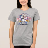 Baseball Stars & Stripes | Women Tri-Blend Shirt (Vorderseite)