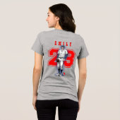 Baseball Stars & Stripes | Women Tri-Blend Shirt (Rückseite voll)