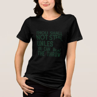 Baseball Stealing Spaß Shirt