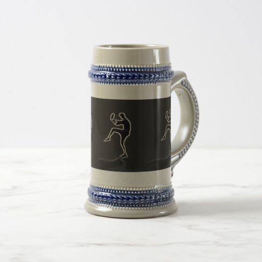 BASEBALL Stein nicht gerade trinken Bier, feiern Bierglas (VorderseiteRechts)