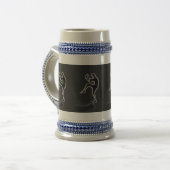 BASEBALL Stein nicht gerade trinken Bier, feiern Bierglas (Vorderseite Links)