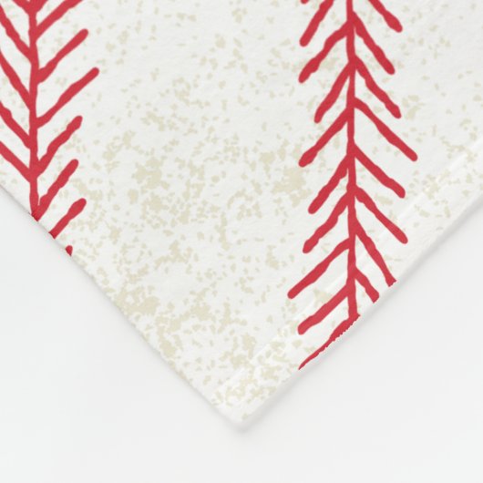 Baseball-Stich-Fleece-Decke Fleecedecke (Ecke)