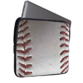 Baseball-Stiche Laptopschutzhülle (Vorne Rechts)