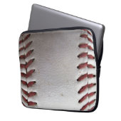 Baseball-Stiche Laptopschutzhülle (Vorderseite Links)