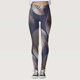 Baseball-Stiche Leggings
