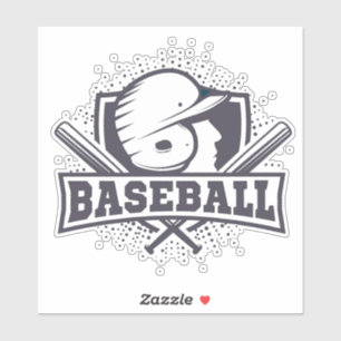 Baseball-Sticker Aufkleber