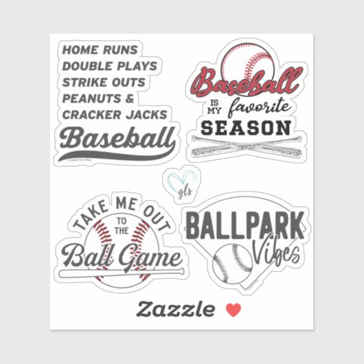 Baseball Sticker Pack 1 von GraphicLoveShop (Blatt)