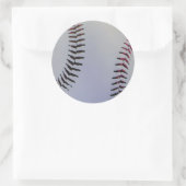 Baseball-Sticker Runder Aufkleber (Tasche)