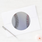 Baseball-Sticker Runder Aufkleber (Umschlag)