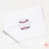 Baseball-Sticker Runder Aufkleber (Umschlag)