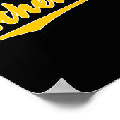Baseball-Stil-Team-Atheist-T-Shirt Poster (Ecke)