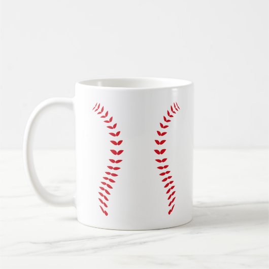 Baseball Stitch Kaffeetasse (Links)