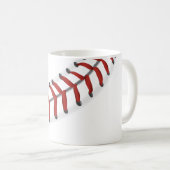 Baseball-Stitch-Tasse Kaffeetasse (VorderseiteRechts)