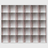 Baseball-Stitches Geschenkpapier (Flach)