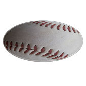 Baseball Stitches Glas Cutting Board Schneidebrett (Ecke)