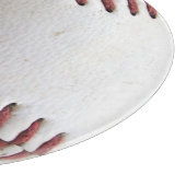 Baseball Stitches Glas Cutting Board Schneidebrett (Ecke)