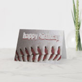 Baseball-Stitches Karte (Vorderseite)