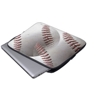 Baseball Stitches Sportfotografie Laptopschutzhülle
