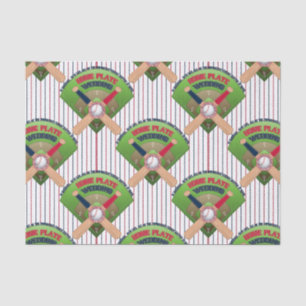 Baseball Stitches Zuhause Plate Wedding 4-GEWEBE W Seidenpapier