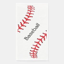 Baseball Stitching Design Gasttuch Napkin Serviette