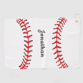 Baseball Stitching Design Golf Handtuch (Horizontal)