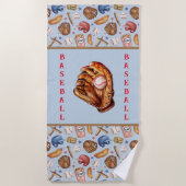 Baseball Strandtuch (Vorderseite)